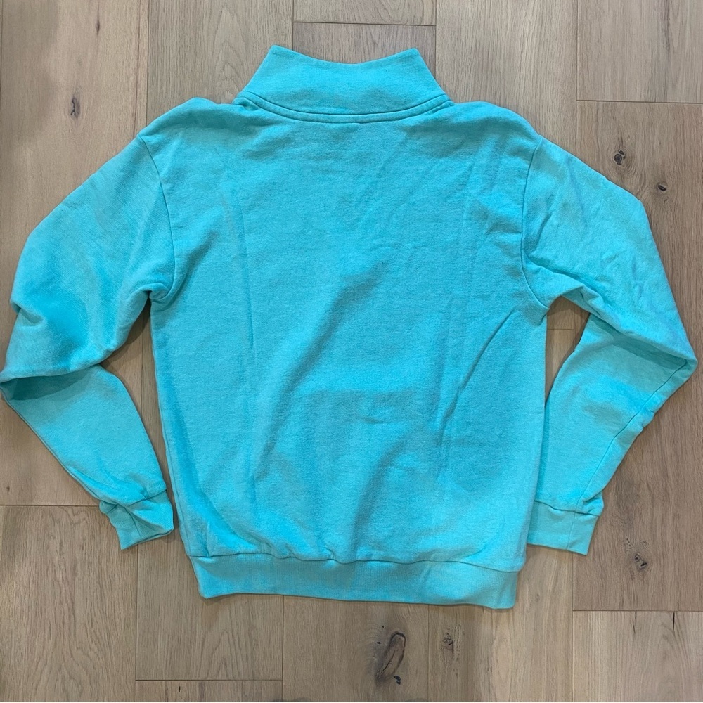 VS PINK | Teal Blue Half Zip Sweater š - Picture 3 of 3